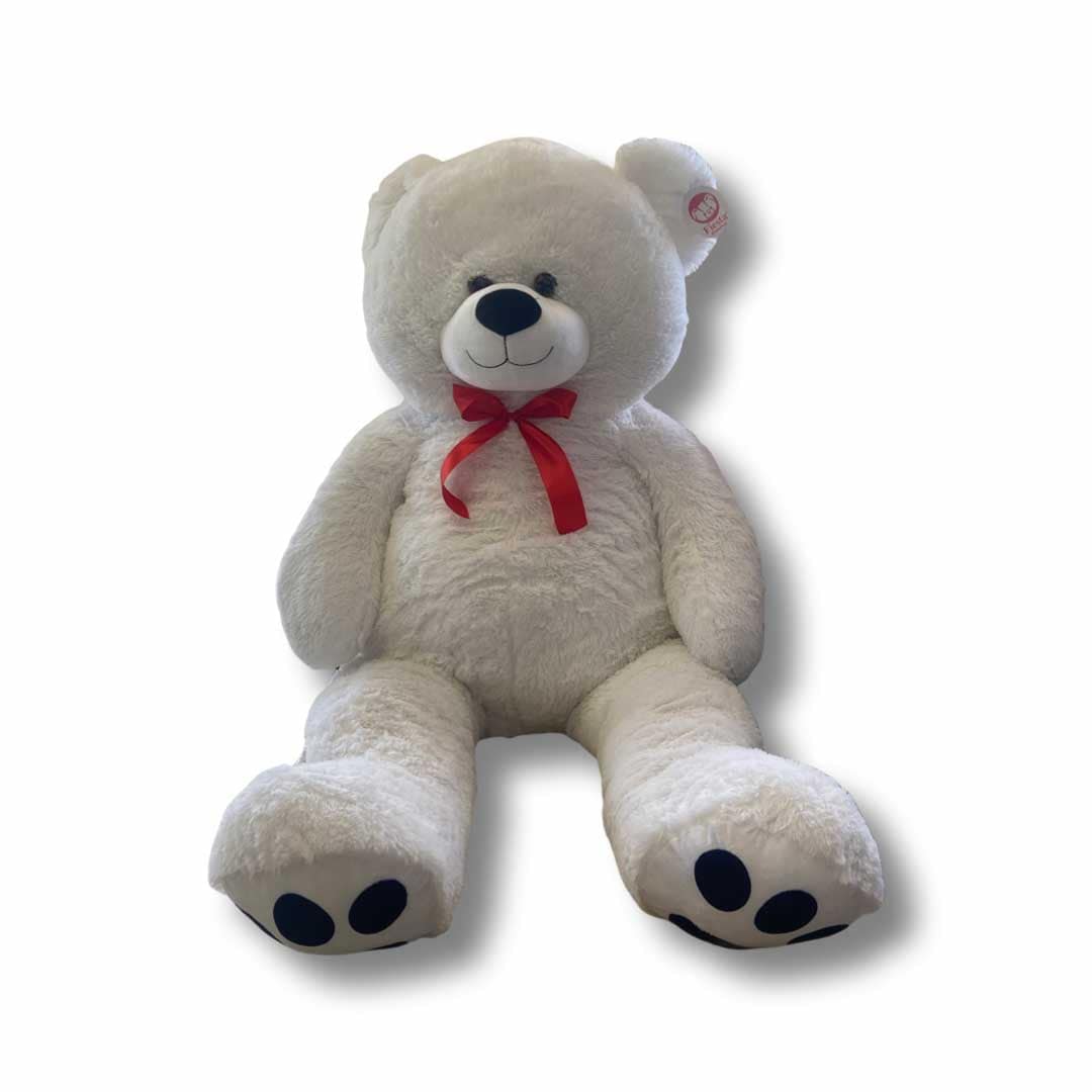 PLUSH WHITE CUDDLE BEAR 44 IN